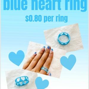 Blue Heart Ring